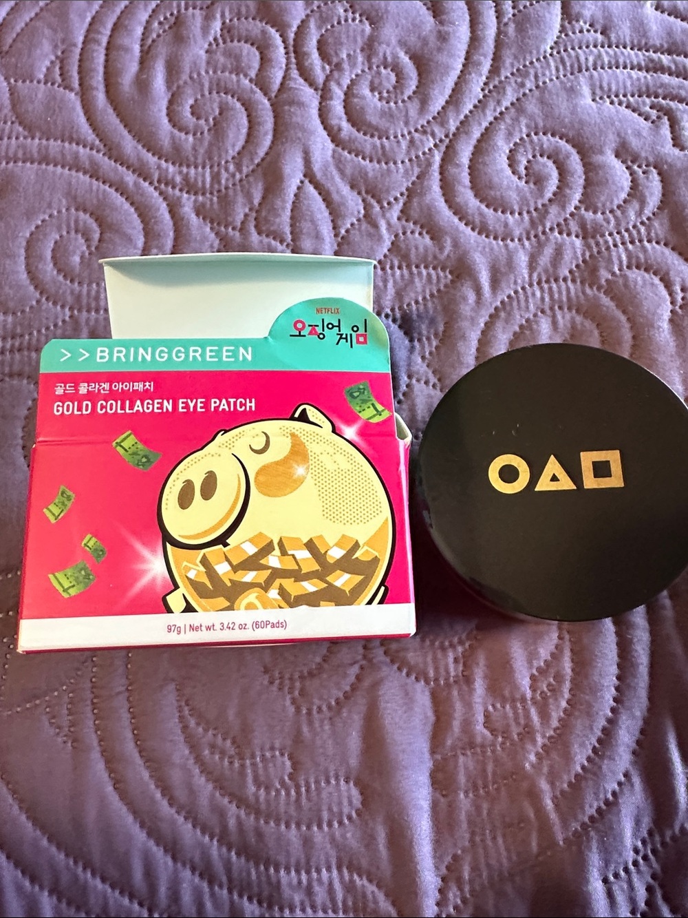 Gold Collagen Eye Patch - Pink